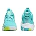 SANEARDE Men's Basketball Shoes Lightweight and Fashionable Colorful Outdoor Non Slip Athletic Sneakers Green Size 8