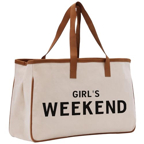 Image of VANESSA ROSELLA 100% Cotton Natural Canvas with Caramel Piping | Large Reusable Travel, Beach & Everyday Bag