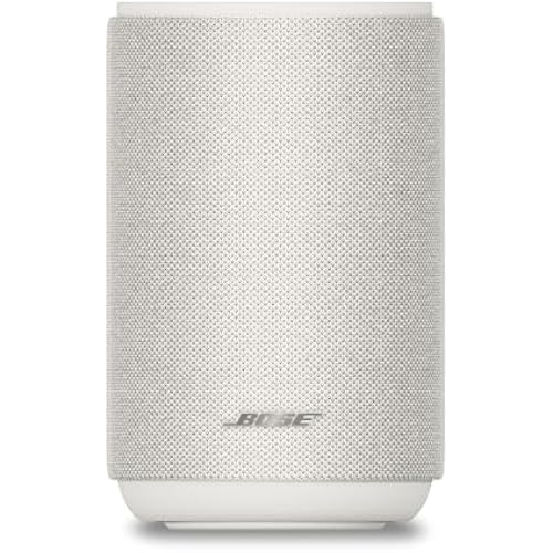 Bose New Lifestyle Ultra Speaker, Wireless Home Speaker, TrueSpatial Audio, CleanBass, AirPlay & Google Cast, White Smoke