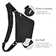 Tibroni Schultertasche Sling Bag Anti-Diebstahl Brusttasche Herren, Männertasche, Crossbody Tasche Chest Bag Herren, Herrentasche zum Umhängen Klein