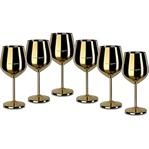Echtwerk - Copas de Vino de Acero Inoxidable Cover
