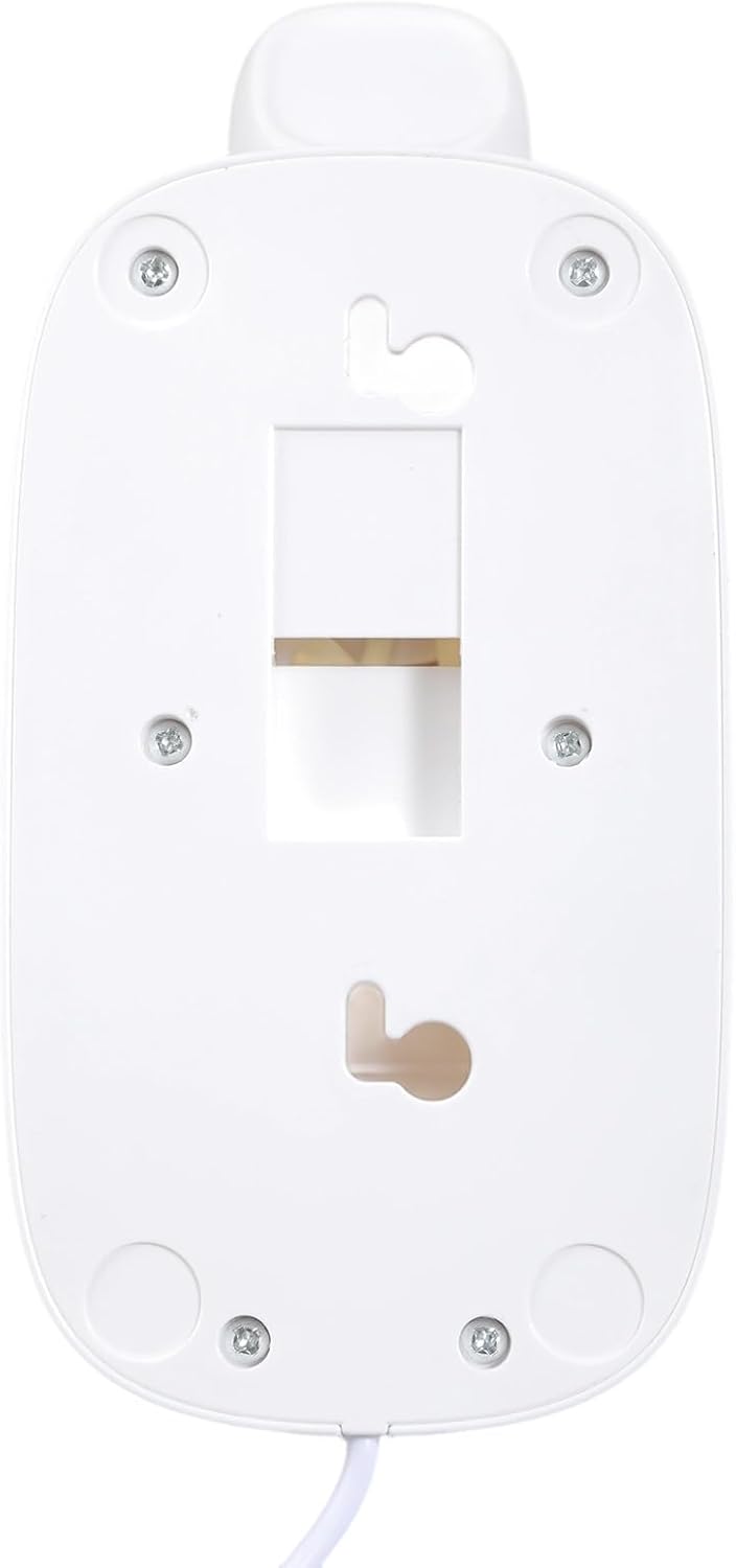 5V USB Wall Mounted Fan With 39.37inch USB Cord Space Saving Design Quiet Operate For Bedroom Kitchen Bathroom Space Saving Wall Fan