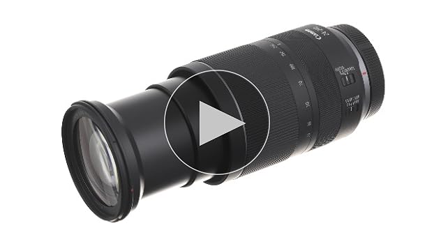 Canon Objectif Rf F/4-6.3 Is Usm 3684C005AA Obiektyw, Czarny