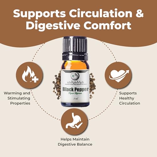 Aceite esencial orgánico de pimienta negra 5 ml miniatura 3