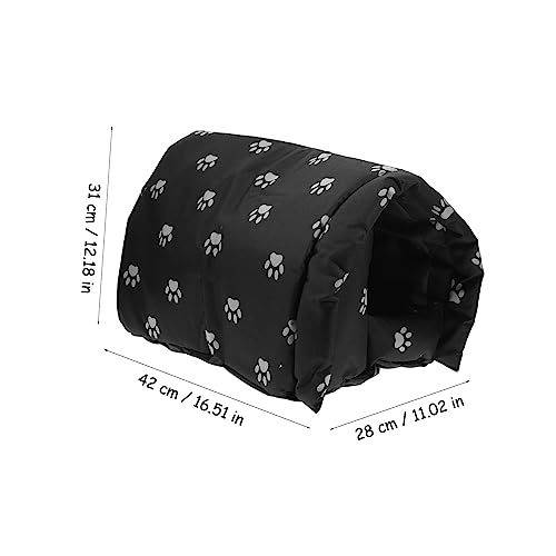 Yardwe Canil Quente À Prova De Chuva Fora Da Casa Do Gato Cama De Gato Ao Ar Livre Cama De Gato Ao A