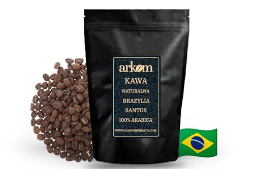 Arkom Brazylia Santos Kawa ziarnista Arabica, 100g