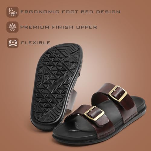Image of DOCTOR HEALTH SUPER SOFT Men's Ultra Comfort Slippers | Trendy Cushioned Design with Breathable Mesh | Dual-Density PU Sole | Anti-Slip Grip & Adjustable Strap for Everyday Wear