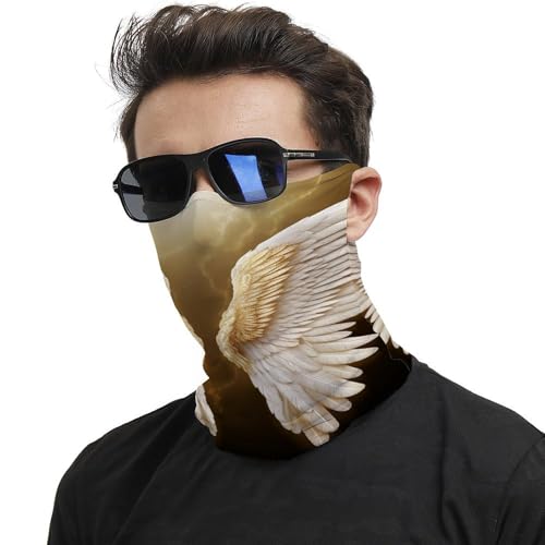 Neck Gaiter Angel Wing Face Mask for Travel Face Cover Scarf for Men Women Elastic Headbands Wind-proof Bandana for Skiing Fishing Hiking Cycling2