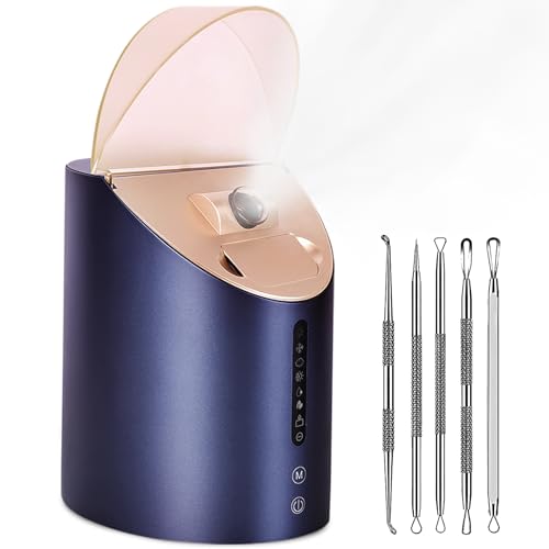 Facial Steamer DENFANY Nano Steamer Ionic Hot & Cool Mist Home SP...