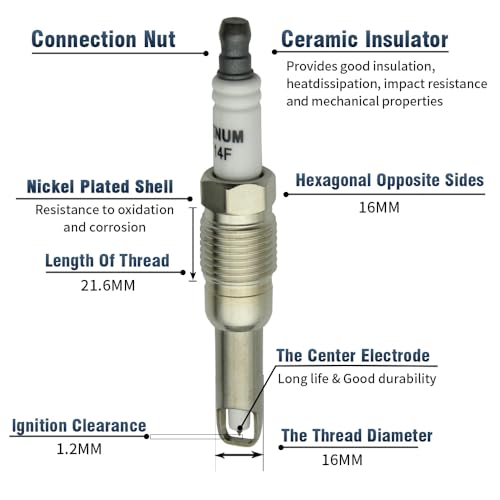 Image of 8PCS FD508 Ignition Coil Pack & Spark Plugs Compatible with Ford /Lincoln
