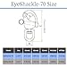 MAMDAFAON Swivel Eye Snap Shackle, 316 Stainless Steel Quick Release Snap Shackle for Marine Hardware Rigging and Sailboat Hardware, 2pcs Quick Release Swivel Clip