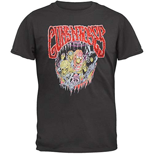 Amazon.com: Guns N' Roses - Cartoon 92 Tour Premium T-Shirt Black