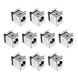 E-outstanding 10pcs PCB Mounting Female DC Power Supply Socket Barrel Jack Connector for Various...