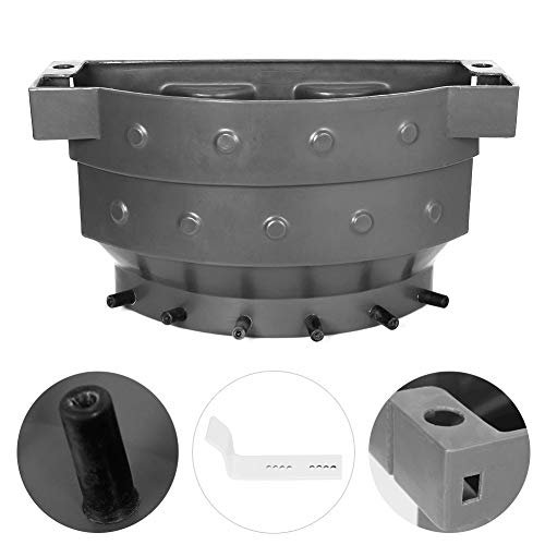 Restokki HL MP70C Balde de ração de leite de bezerro de alta capacidade com 6 bicos de 38L para bovi