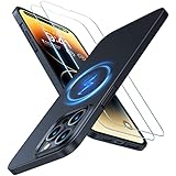 TORRAS Ultra Dünn für iPhone 14 Pro Hülle für MagSafe (Unsichtbare und Stabilste) Magnetische Hülle iPhone 14 Pro Case Samtige Griff Handyhülle iPhone 14 Pro Stoßfest Schutzhülle Schwarz OriginFit-Mag