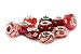 BRCbeads Top Quality 10Pcs Mix Silver Plate RED THEME Murano Lampwork European Glass Crystal Charms Beads Spacers Fit Troll Chamilia Carlo Biagi Zable Snake Chain Charm Bracelets.