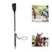 Leather Jump Bat Riding Crop Horse Riding PU Leather Jump Bat Equestrian Flogger Shaft with Non Slip Handle