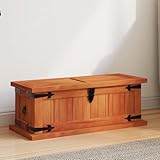Photo Gallery teenpull cassapanca in legno massiccio di acacia, 60 x 25 x 22 cm, con chiavistelli e manici, versatile conservazione per tesori e giocattoli, ideale per aula e casa, stile vintage Photo Gallery teenpull cassapanca in legno massiccio di acacia, 60 x 25 x 22 cm, con chiavistelli e manici, versatile conservazione per tesori e giocattoli, ideale per aula e casa, stile vintage