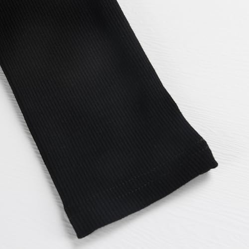 PALINDA Women's Ribbed Fitted Long Sleeve Shirts Basic Notch V Neck T Shirts Layering Tee Tops4