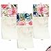 The Best Card Company - 10 Boxed Note Cards with Flowers - Blank Assorted Floral Notecards Bulk (4 x 5.12 Inch) - Lush Blooms M6591OCB