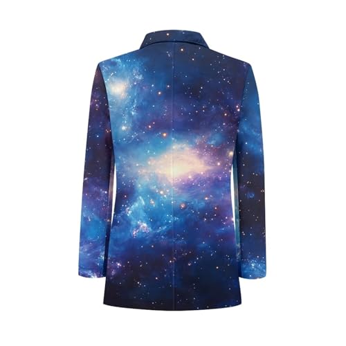 Men's Blazer Sports Coat Lightweight Party Notched Lapel Jackets with Pockets Groomsmen One Button Suits4