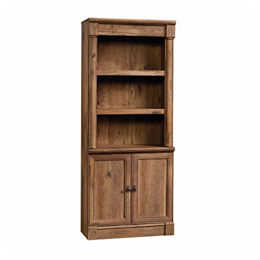 Elegant Sauder Palladia Bookcase with Doors