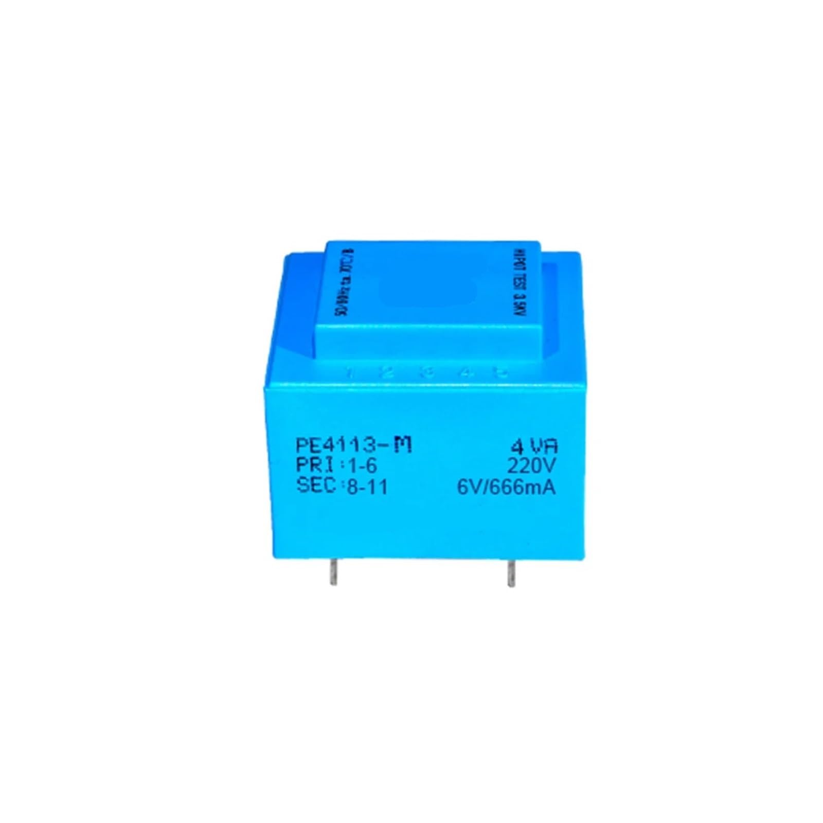 Transformateur d'isolement PE4113-M composant électronique monophasé 230V 2x7.5V - 2