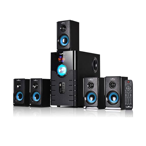 beFree Sound BFS-500 5.1 Canali Surround Sound Sistema di altoparlanti Bluetooth - Blu