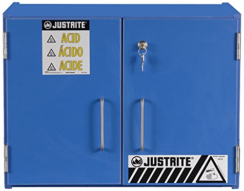 Justrite Corrosive Storage Cabinet with Sliding Doors