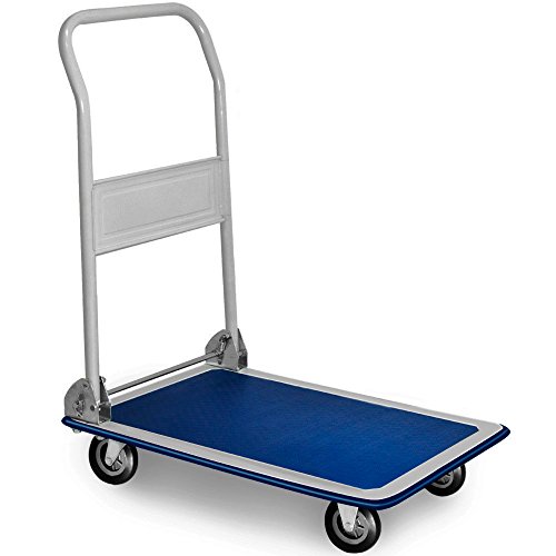 T-LoVendo 32.2 Carretilla de plataforma manual plegable carro de mano hasta 150kg