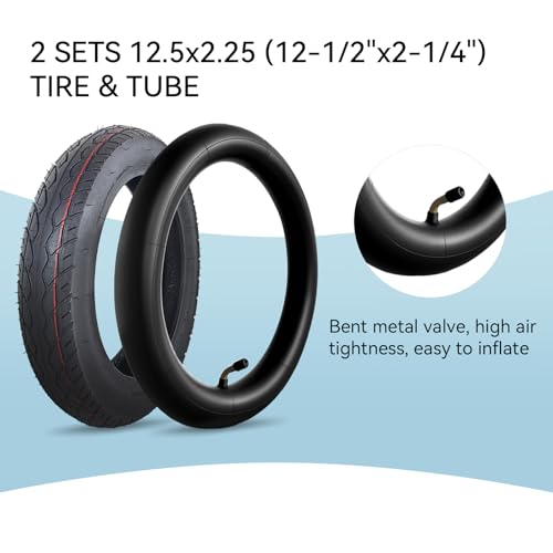 2 Pack 12.5x2.25 Tire Tube Set 12-1/2x2-1/4 by PEKYDWKZ - Used condition - Image 5