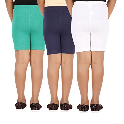 Image of Lula School Girl's Spandex Shorts, Pack of 3