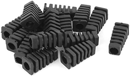 UXCELL Hot Sale 2Pcs/lot 83mm Length PVC Rubber Strain Relief Cord Boot