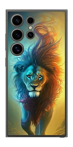 ClearView �T���X�� Galaxy S24 Ultra�p �v�����g �w�� �ی� �t�B���� ���{�� AI�摜YK ���C�I��2�iLion 2�j