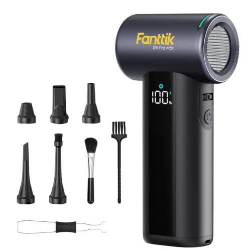Fanttik B11 Pro Max Electric Air Duster w/ Power Bank Function / Flashlight (Black) - image 1