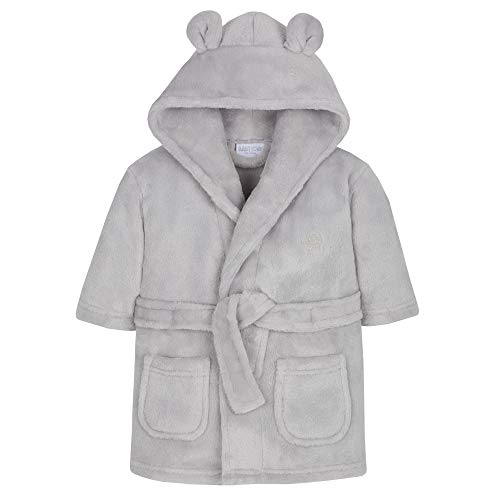 BabyTown Bata de Forro Polar, Felpa Suave para Unisex bebés Gris 6-24 Meses