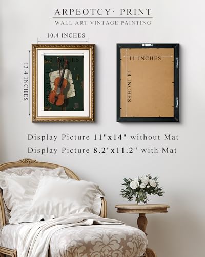 Arpeotcy Gold Framed Music Wall Art thumb #5