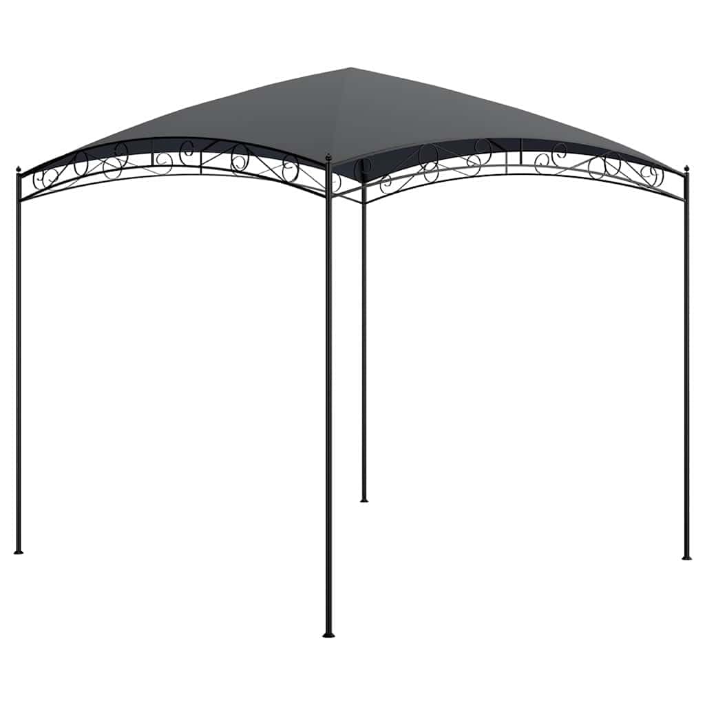 Pawilon 3 x 3 x 2,65 m antracyt 180 g/m² ze stalową ramą