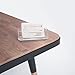 HSYMQ Acrylic Business Card Holder for Desk, Clear Plastic Business Cards Display Holders Stand, Fits 30-50 Business Cards