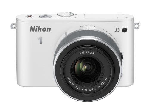 Nikon 1 J3 Kit Compact numérique hybride 14,2 Mpix + Optique 10-30 mm Blanc