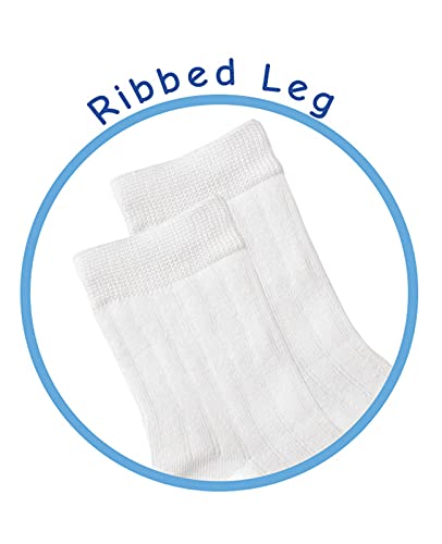 Jefferies Socks Boys School Uniform Rib Crew Socks 6 Pair Pack3