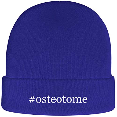 One Legging it Around #Osteotome - Soft Hashtag Adult Beanie Cap, Blue