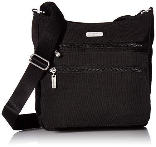 Baggallini Top Zip Flap Crossbody with Rfid Wristlet