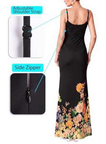 Image of VFSHOW Womens Sexy Spaghetti Strap Formal Prom Evening Gala Long Maxi Dress