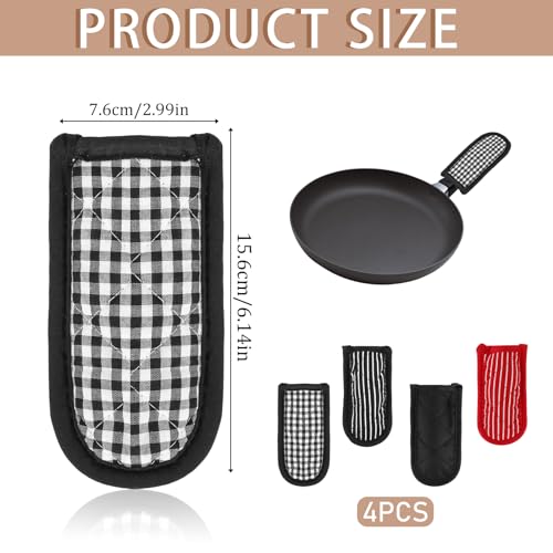 Fundas de mango caliente de algodón antideslizante y lavables para hierro fundido 3