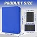 Premium Card Binder 9 Pocket, 360 Pockets Trading Card Holder Book, Premium PU Cover Zip Folder Binder, Side Loading Carrying Case Binder Album for TCG, MTG,Sports Cards, Game Cards (Blue)