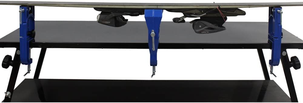 RaceWax Skispanner Ski Vise Skihalterung - Alpine Ski Vise PRO für Ski-Tuning und Wachsen Einstellbarer Winkel