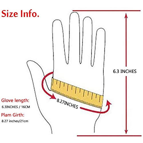 Long Keeper Guanti Senza Dita Invernali in Pelle