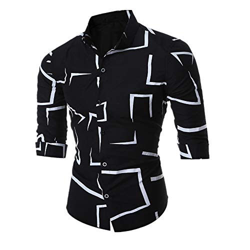 Preisvergleich Produktbild NOBRAND Herren Slim Langarmshirt Gr. 56, Schwarz
