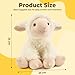 Imagen de shownicer Peluche de oveja Kuscheltier Tejido Kawaii Oveja de felpa Cojín Juguetes Regalo para adultos Niños 3+ años